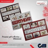 Decorative plastic photo frame