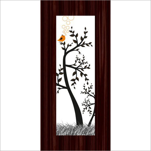 Decorative Digital Door Paper Print - Paper 81" x 38" & 21" x 65" | Glossy Finish High Strength Scratch Resistant Perfect Color Combination