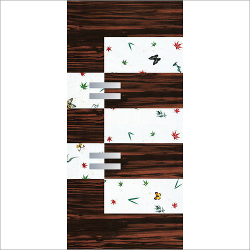 Decorative Membrane Digital Door Print - Membrane Material 81" x 33"/81" x 38" Size Glossy Finish | Customizable Patterns Anti-Dirt Flame Resistant