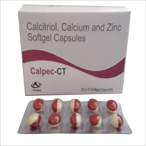 Calcitriol Calcium And Zinc Softgel Capsules General Medicines