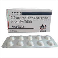 Cefixime Lactic Acid Bacillus Dispersible Tablets