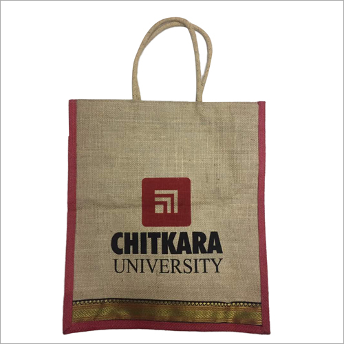 Jute Fashion Bag - Jute Material, Customized Size & Color | Light Weight, Button Closure, Ideal for Advertising & Promotional Use