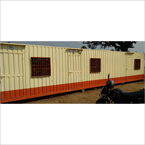 Prefabricated Cabins - Steel 20x10x8.6 Ft Color As Per Your Choice | High Resistance To Corrosion Insulated With Rock Wool Swing Door Design Dual Sliding Windows Long Lasting Comfort