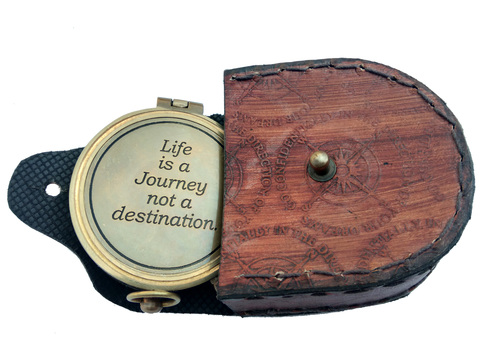 Antique Brass compass