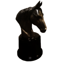 Arion Black Horse Cremation Urn