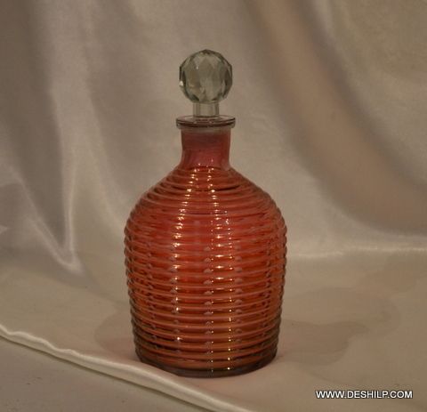 HANDICRAFT DECOR GLASS PERFUME BOTTLE