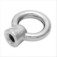 Ms Eye Bolt - Industrial Grade Silver Plated | Designed For Heavy-duty Industrial Use, Corrosion-resistant Finish
