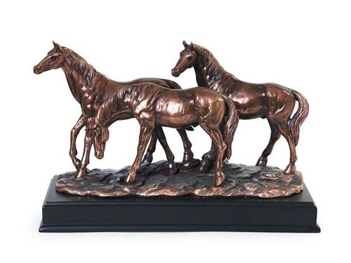 Horse Keepsake Urn Friends Together