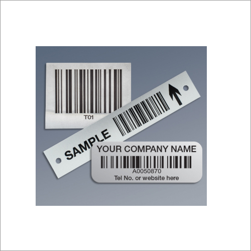 Aluminium Barcode Labels By ALSIGNZ DISPLAY SOLUTIONS PRIVATE LIMITED