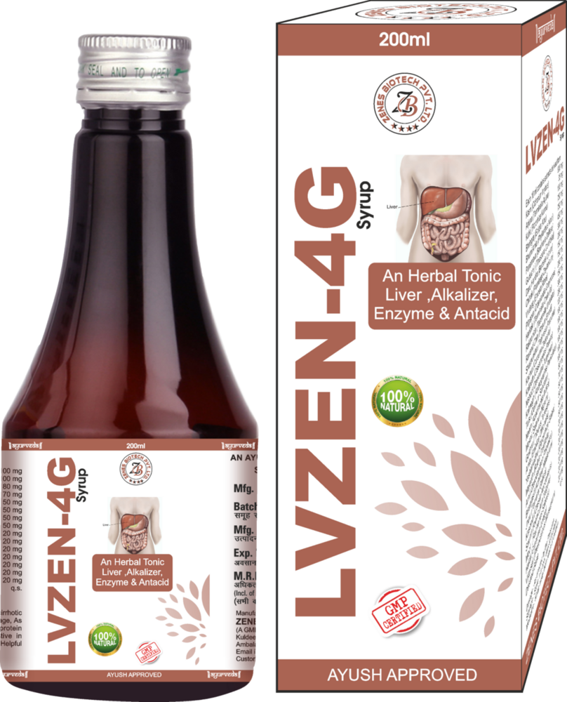Liver Alkalizer Enzyme-Antacid Syrup in PCD