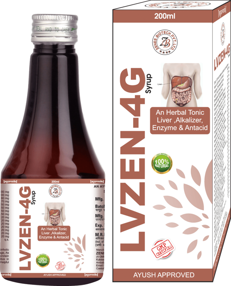 Liver Alkalizer Enzyme-Antacid Syrup