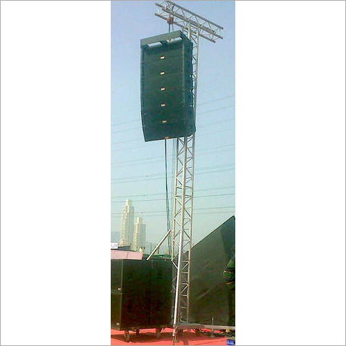 Aluminum T-Stand Truss - 60 x 40 x 23 Ft | Silver Painted Finish, Ideal for Events
