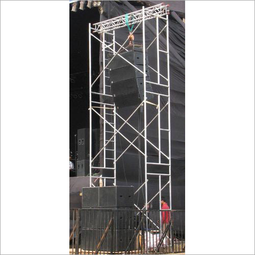Aluminum Scaffolding - 10-20mm Thickness 50 x 40 x 23 Inches | Tubes Ropes Versatile Height Support