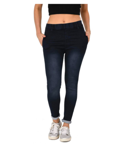 Regular Denim-Double Black Blue -Stretchable