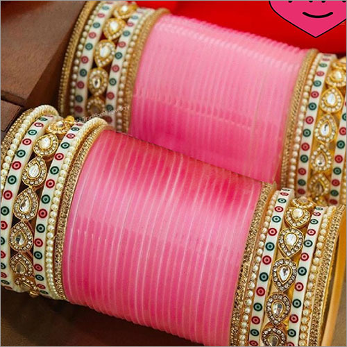 Pink Bangles Bridal Chura