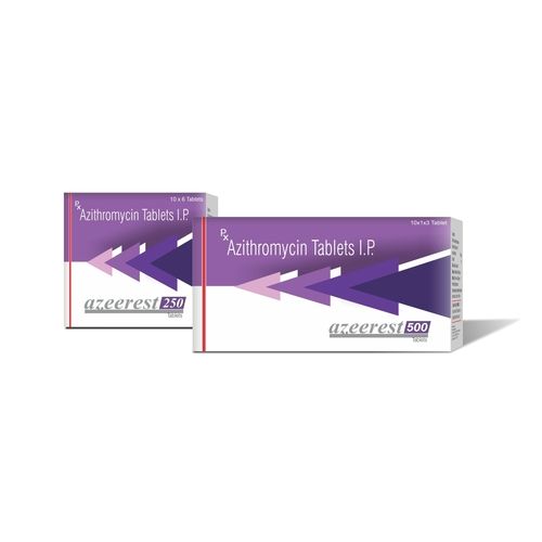 Truworth Azeerest 250 / 500 (Azithromycin 250 & 500 Mg Tablet) Tablets