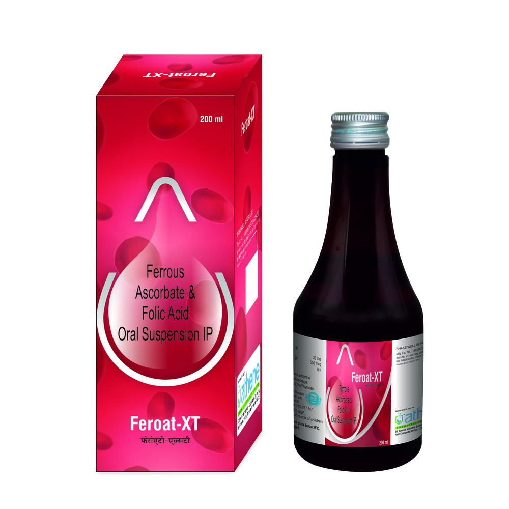 Ferrous Ascorbate Folic Acid & Zinc Sulphate Syrup - Formulations Form: Liquid
