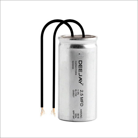 Fan Capacitor Aluminium Can With Wire Dry Type Fan Capacitor Aluminium Can With Wire Dry Type