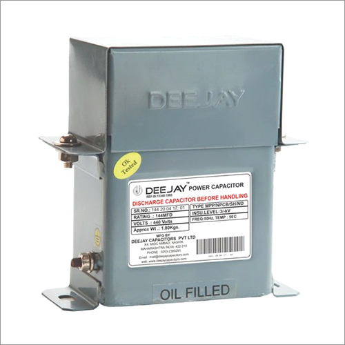 Mpp Core Less Oil Filled Heavy Duty Mfd Capacitor