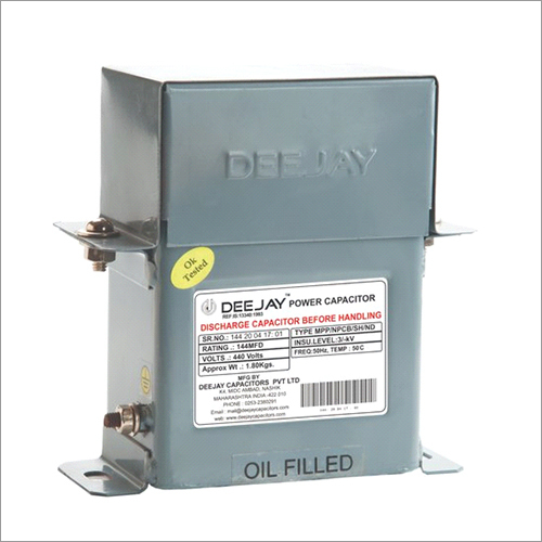 Mpp Core Less Oil Filled Mfd Capacitor