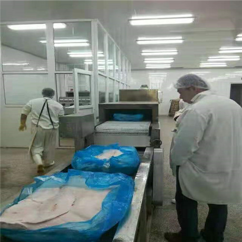 Industrial Microwave Frozen Seafood Meat Thawing Equipment By SHANDONG YEMAI CO., LTD.