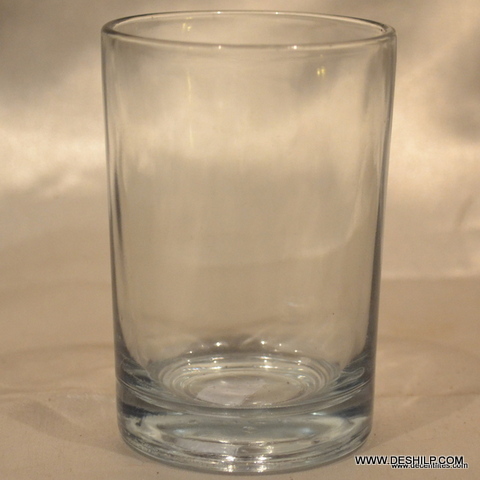 PLAIN & CLEAR GLASS TUMBLER