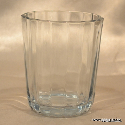 ANTIQUE TEA AND WATER USES GLASS TUMBLER