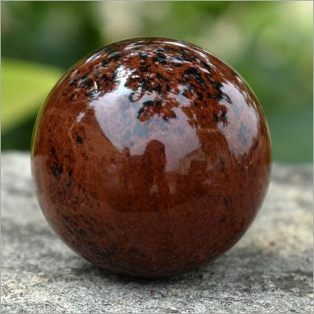 Mahogany Obsidian Ball