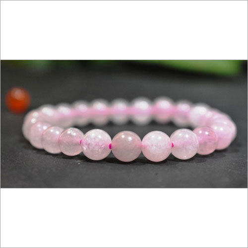 Rose Quartz Bead Bracelet