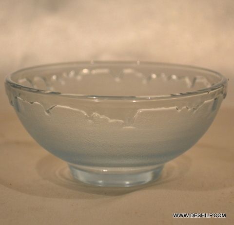 Transparent Glass Bowl For Lunch And Dinner