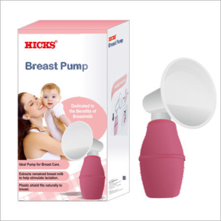 White And Pink Breast Pump