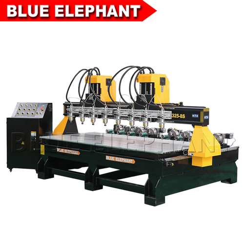 1325 Multi Spindles Woodworking Cnc Router Eight Rotary Device Eight Spindles Dimension(L*W*H): 1300*2500*300Mm Millimeter (Mm)