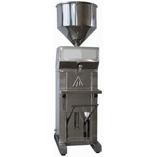 Pedal Operated Cream and Paste Filling Machine