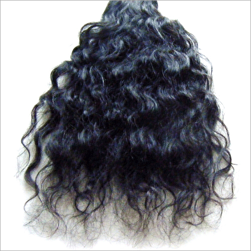 Black Curly Bulk Hair - Gender: Woman