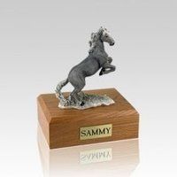 Mustang Gray X Large Horse Cremation Urn