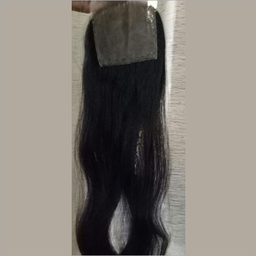 Black Single Drawn Straight Hair