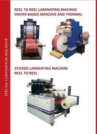 REEL TO REEL LAMINATOR SPECIAL DESIGNED PRODUCTS