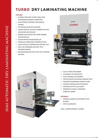 REEL TO REEL LAMINATOR SPECIAL DESIGNED PRODUCTS