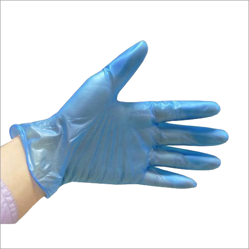 Disposable Blue Vinyl Gloves - Vinyl Material, Various Sizes Available, Micro Rough Surface for Enhanced Grip | Ideal for Clinic & Hospital Use, Recyclable, Sterilized