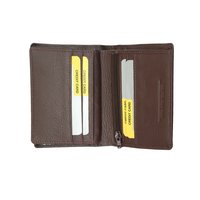 Genuine Leather Standing Bifold Wallet For Men