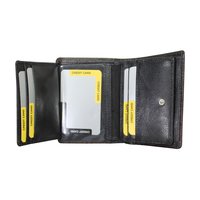 RFID Leather Standing Wallet For Men
