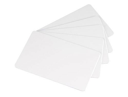 Plain White PVC Cards (Evolis)