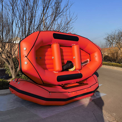 Red Inflatable Kayak boat