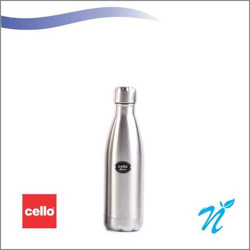 Cello Swift Steel Flask (750 ml) Silver By NEWGENN INDIA