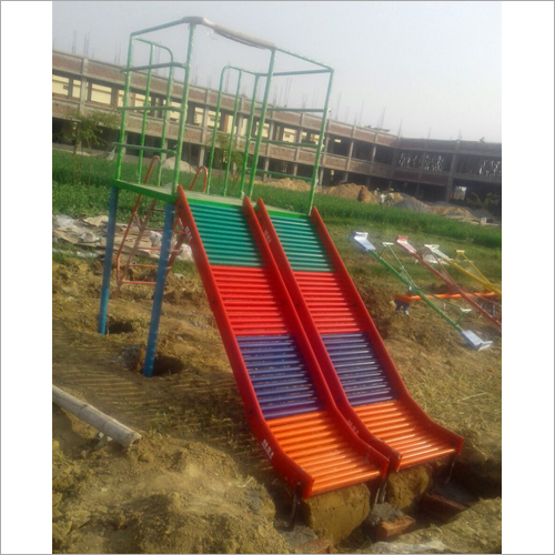 Playground Multi Slider - Iron, Metal, Plastic and Steel | 54.5x33x22mm, Outdoor Water Park Slide for Children