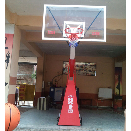Moveable Basketball Pole