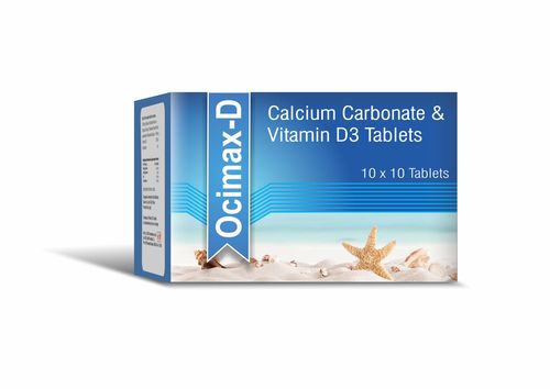 Truworth Ocimax-d  (Calcium Carbonate Tablets )