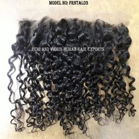 Natural 100% Virgin Indian Remy Temple Hair Lace Front