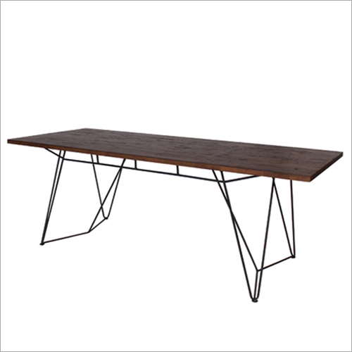 Iron Rectangular Shape Dining Table