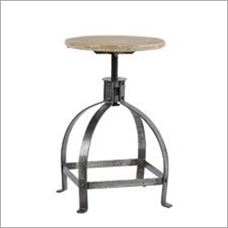 Industrial Crank Stool By City Impex